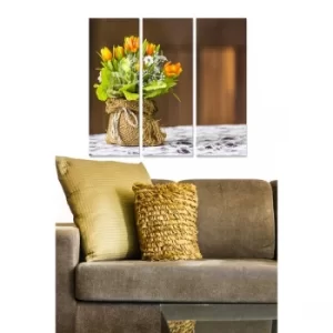 Image of MDF155583701 Multicolor Decorative MDF Painting (3 Pieces)