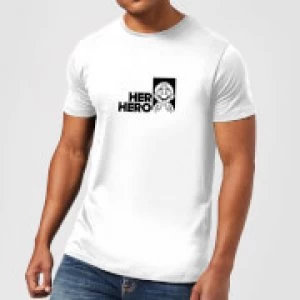 Image of Super Mario Her Hero Mens T-Shirt - White - L