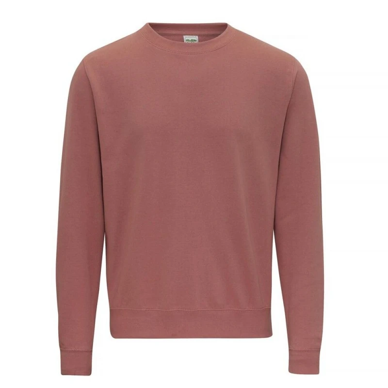 Image of AWDis AWDis Just Hoods Crew Neck Plain Sweatshirt (280 GSM) in Dusty Pink Size: X-Small Dusty Pink XS Unisex 5057520959528