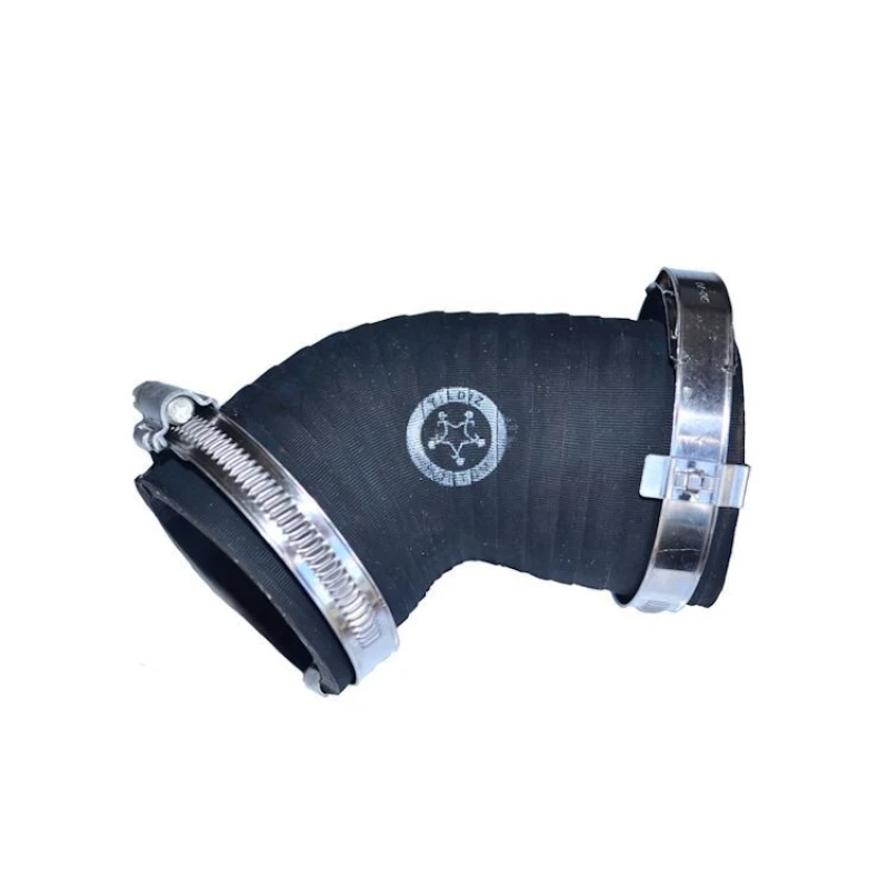 Image of HORTUM 144271 Turbocharger Hose with clamps, Rubber with fabric lining Rubber with fabric lining Charger Intake Hose (3314)