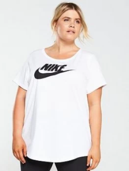 Image of Nike Nsw Essential Futura Ss Tee (Curve) - White