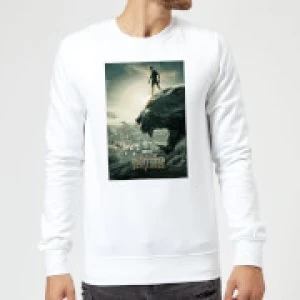 Image of Black Panther Poster Sweatshirt - White - L