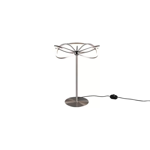 Image of Charivari Modern 26W LED Table Lamp Nickel Matt 3000K