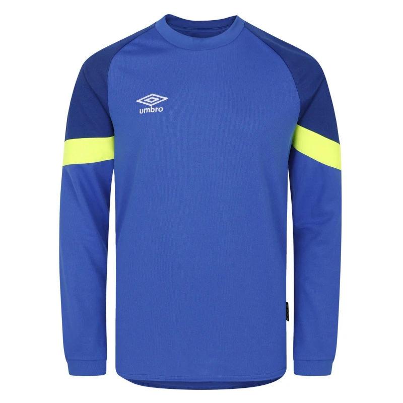 Image of Umbro Mens Long-Sleeve Goalkeeper Top Dazz Blue/ Blue male Small