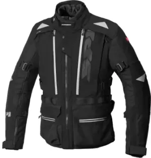 Image of Spidi H2Out Allroad Motorcycle Textile Jacket, black-grey Size M black-grey, Size M