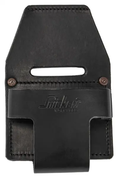 Image of Snickers Leather Measuring Tape Pouch - Black