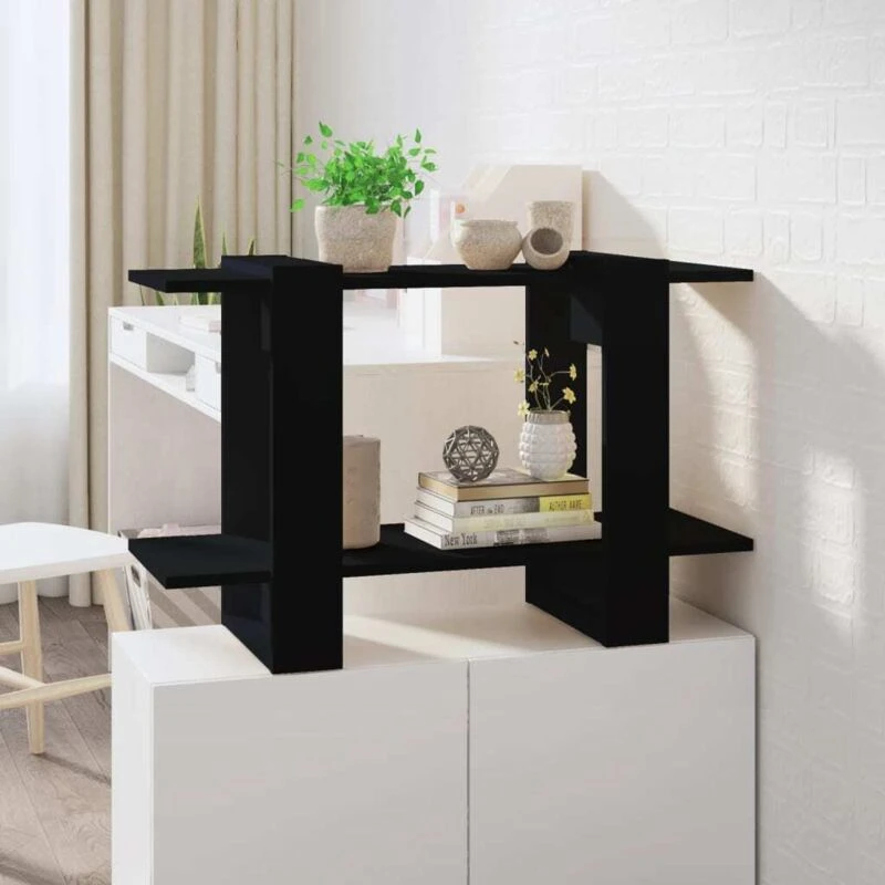 Image of VIDAXL Book Cabinet/Room Divider Black 80x30x51cm Vidaxl 8720286842874