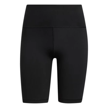 Image of adidas Optime Training Bike Short Tights Womens - Black