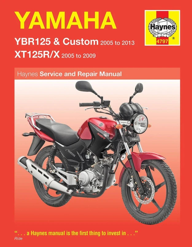 Image of 4797 - Haynes Service Manual For Yamaha XT 125 R 2005-2009 4797