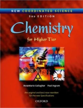 Image of Chemistry for Higher Tier by Rosemarie Gallagher Book