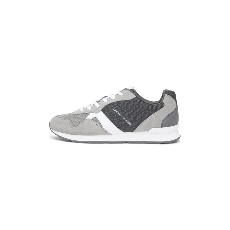Image of Tommy Hilfiger Mens Runner Icon Mix Runners Uni Grey male 7 (41)