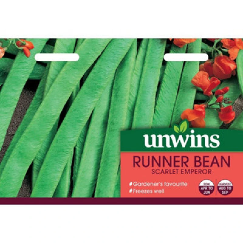 Image of Unwins Runner Bean Scarlet Emperor
