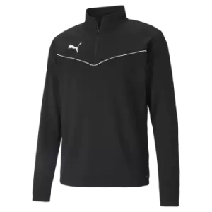 Image of Puma teamRISE 1/4 Zip Top Puma Black/White Small