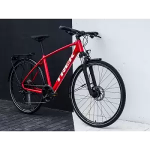 Image of 2022 Trek Dual Sport 2 Equipped Hybrid Bike in Viper Red