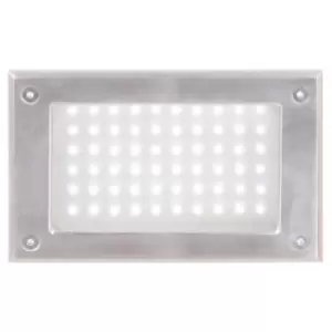 Image of Outdoor Recessed Wall Light Stainless Steel IP65