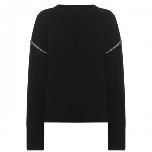 Image of Hugo Boss Shainey Knitted Jumper Black Size L Men