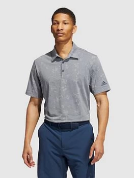 Image of adidas Golf Night Camo Print Polo - Grey/Navy Size M Men