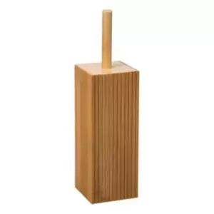 Image of Wooden Toilet Brush And Holder