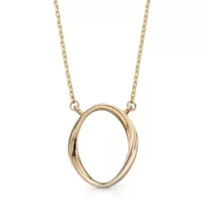 Image of JG Signature 9ct Gold Oval Twist Necklace