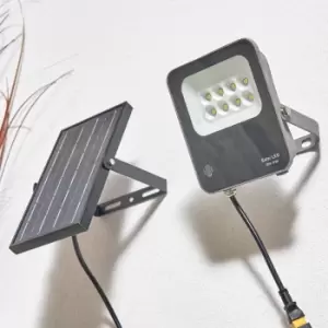 Image of Zink DENBY 300lm LED Solar Floodlight Grey