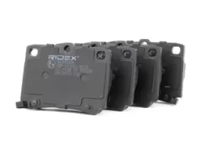 Image of RIDEX Brake pad set MITSUBISHI 402B0656 4605A783,MN102626,MR307415 MR389575,MZ690027,MZ690047