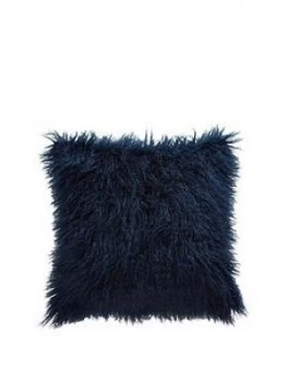 Image of Tess Daly Faux Mongolian Midnight Cushion