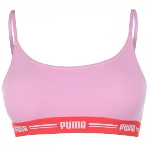 Image of Puma Slim strap bralette - Pink Multi