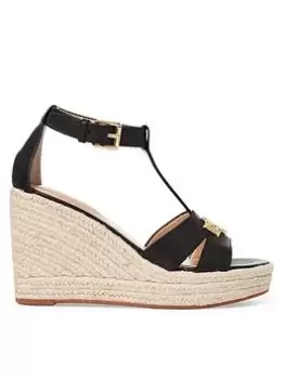 Image of Lauren by Ralph Lauren Hale Espadrilles Casual, Black, Size Us 9, Women