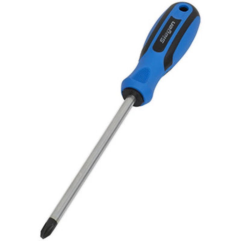Image of Loops Phillips 3 x 150mm Screwdriver with Soft Grip Handle - Chrome Vanadium Shaft Multi
