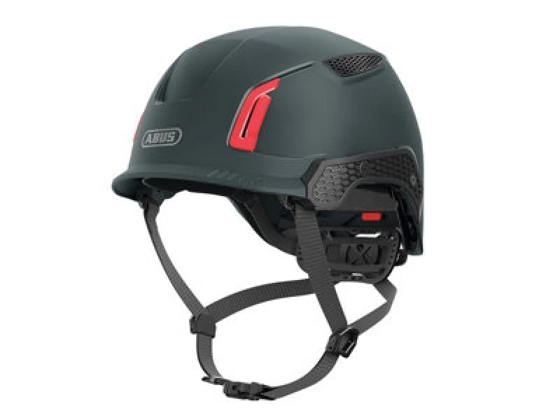 Image of Abus Spector Vented Safety Helmet Black 99773