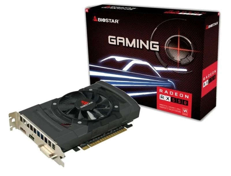 Image of Biostar Radeon RX550 AMD Radeon RX 550 4GB GDDR5