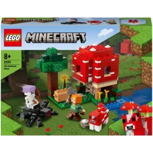 Image of LEGO Minecraft: Mushroom House (21179)