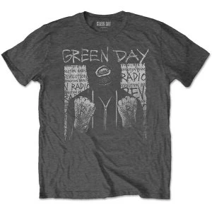 Image of Green Day - Ski Mask Mens Medium T-Shirt - Charcoal Grey