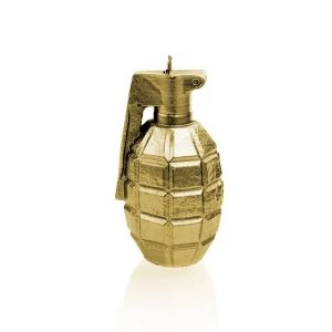 Image of Classic Gold Small Grenade Candle