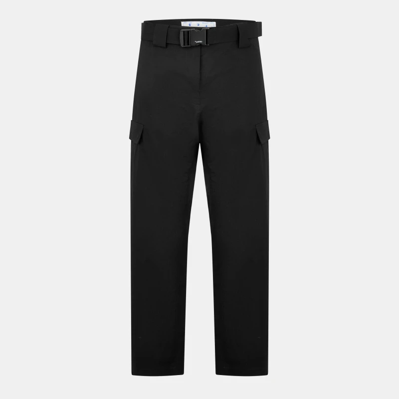Image of Off White Mens Cargo Trousers Black male XS
