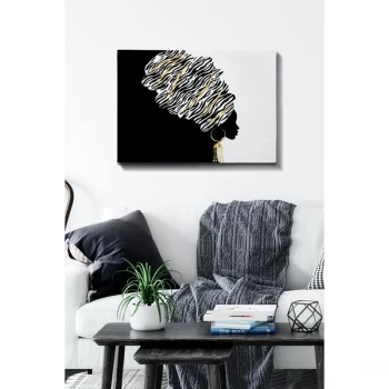 Image of Kanvas Tablo (50 x 70) - 15 Multicolor Decorative Canvas Painting