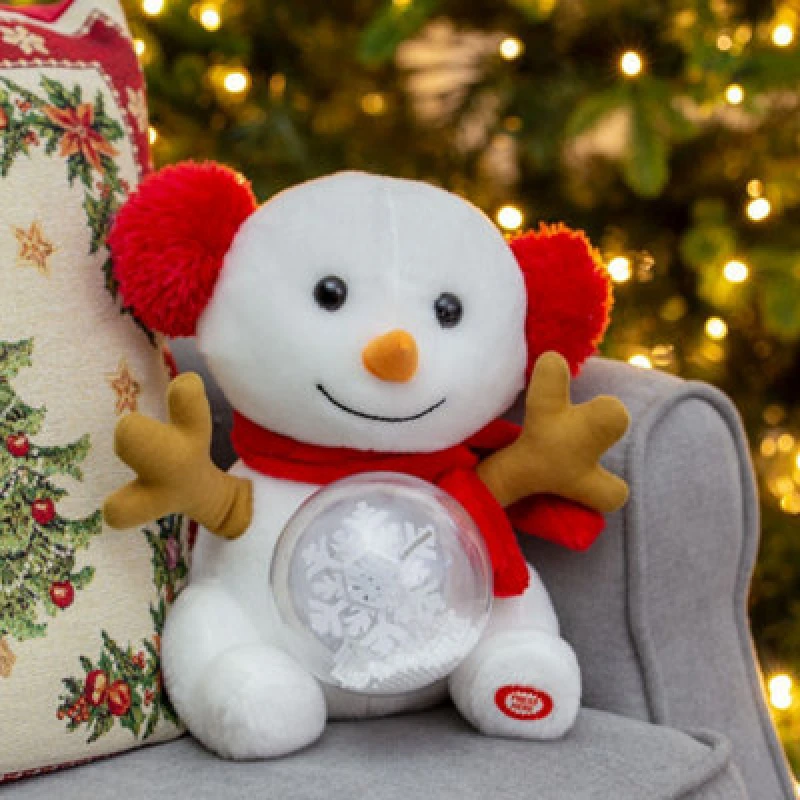 Image of Christmas Workshop Snowman With Musical LED Snow Ball