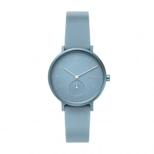Image of Skagen Aaren Kulor Unisex Light Blue Silicone Strap Watch