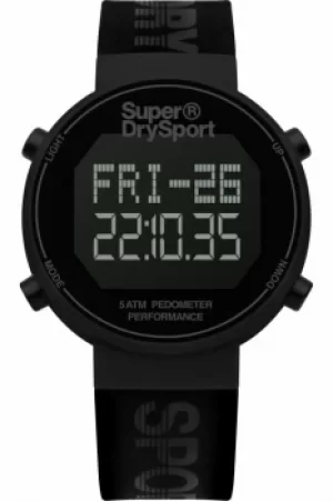Image of Unisex Superdry Digi Pedometer Chronograph Watch SYG203BB