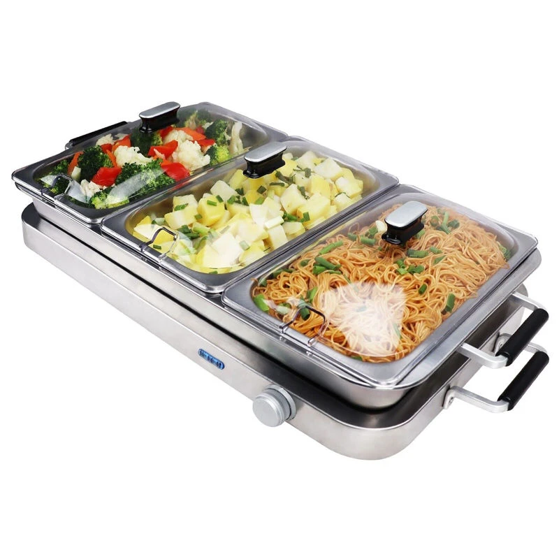 Image of Callow Retail Premium Large Buffet Server, Silver HD9005A