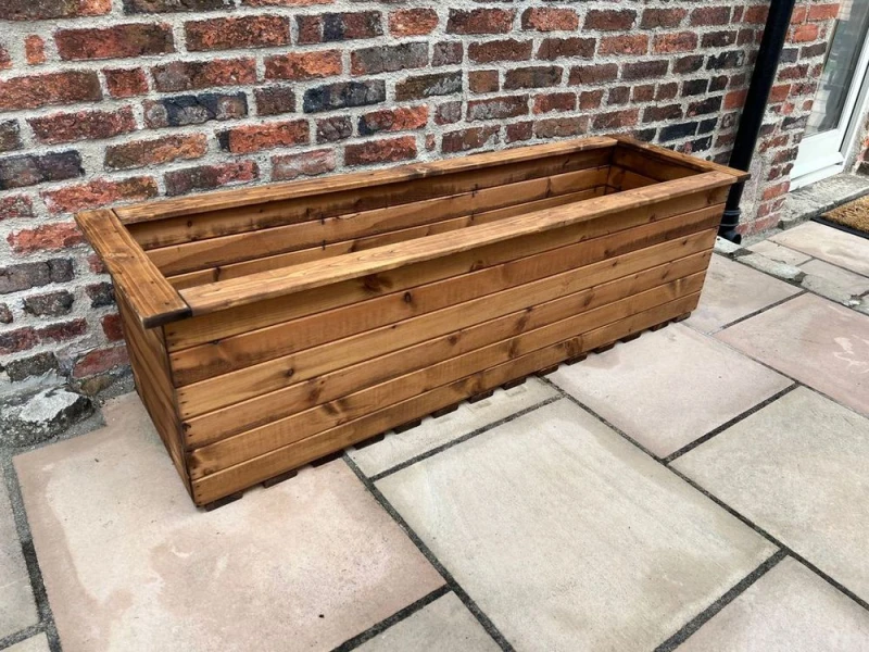 Image of Charles Taylor Trading Charles Taylor Willoughby Trough/Planter Brown