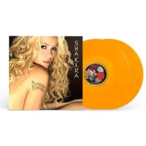 Image of Shakira Laundry Service - Opaque Yellow Vinyl - Sealed 2022 UK 2-LP vinyl set 19439905161