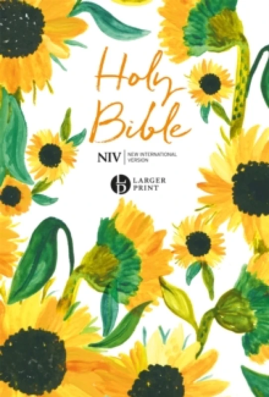Image of NIV Larger Print Soft-tone Bible : Sunflowers Paperback / softback