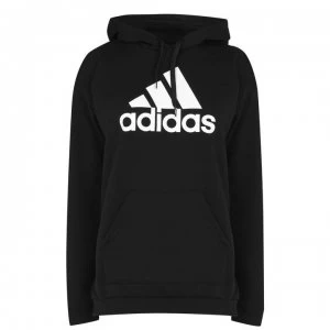 Image of adidas Badge of Sport Hoodie Ladies - BLACK/WHITE