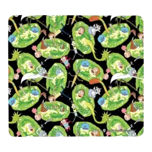 Image of Rick and Morty Portals Gaming Mouse Mat - Small