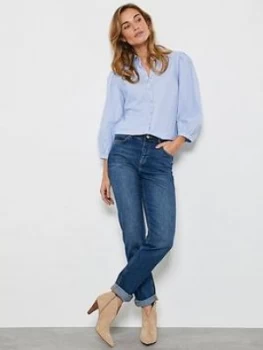 Image of Mint Velvet Dakota Boyfriend Jean - Indigo