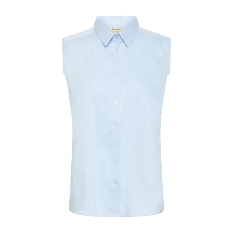 Image of fransa Womens blouse fransa Zashirt 4 Bleu Female 2XL