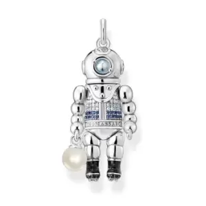 Image of THOMAS SABO Silver & Freshwater Pearl Diver Pendant