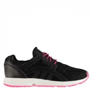 Image of adidas Racer Lite Trainers Ladies - Black/Sock Pink
