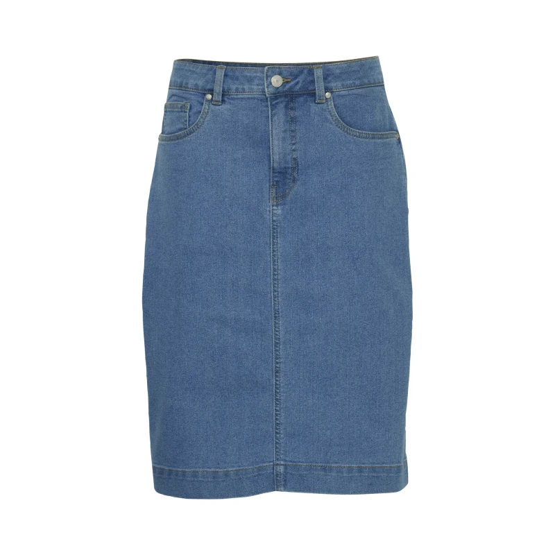 Image of fransa Denim skirt For Her fransa Fxdenima 2 Bleu Female 40